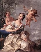 unknow artist Portrait of Madame de Bourbon-Conti as Venus oil painting on canvas